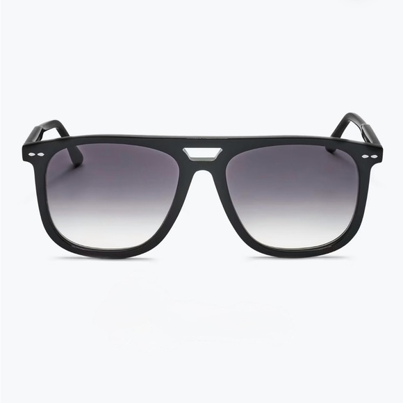 Isabel Marant IM0007/S Black Gradient Sunglasses with Smoke Lenses - Picture 1 of 14